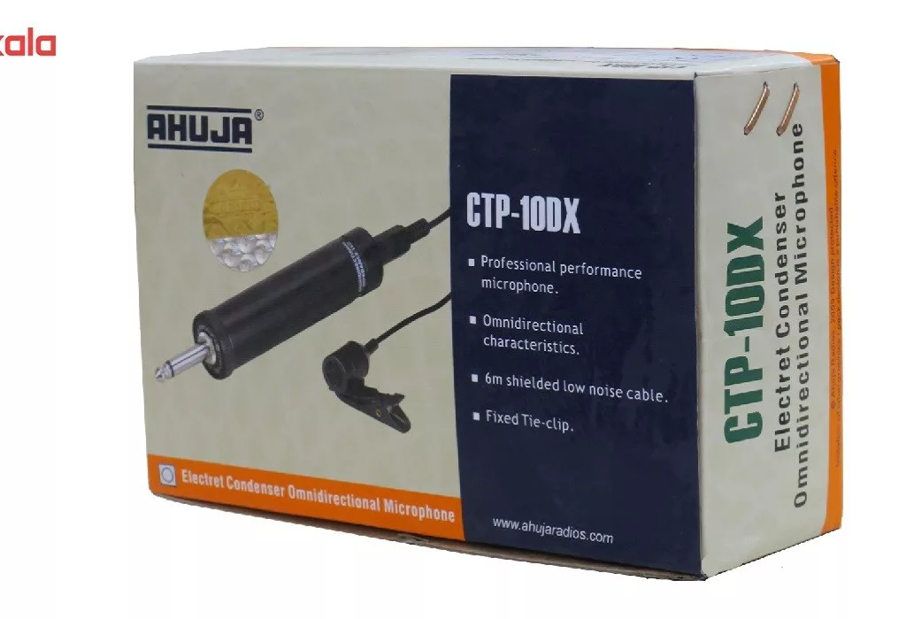 میکروفون یقه ای آهوجا مدل CTP-10DX