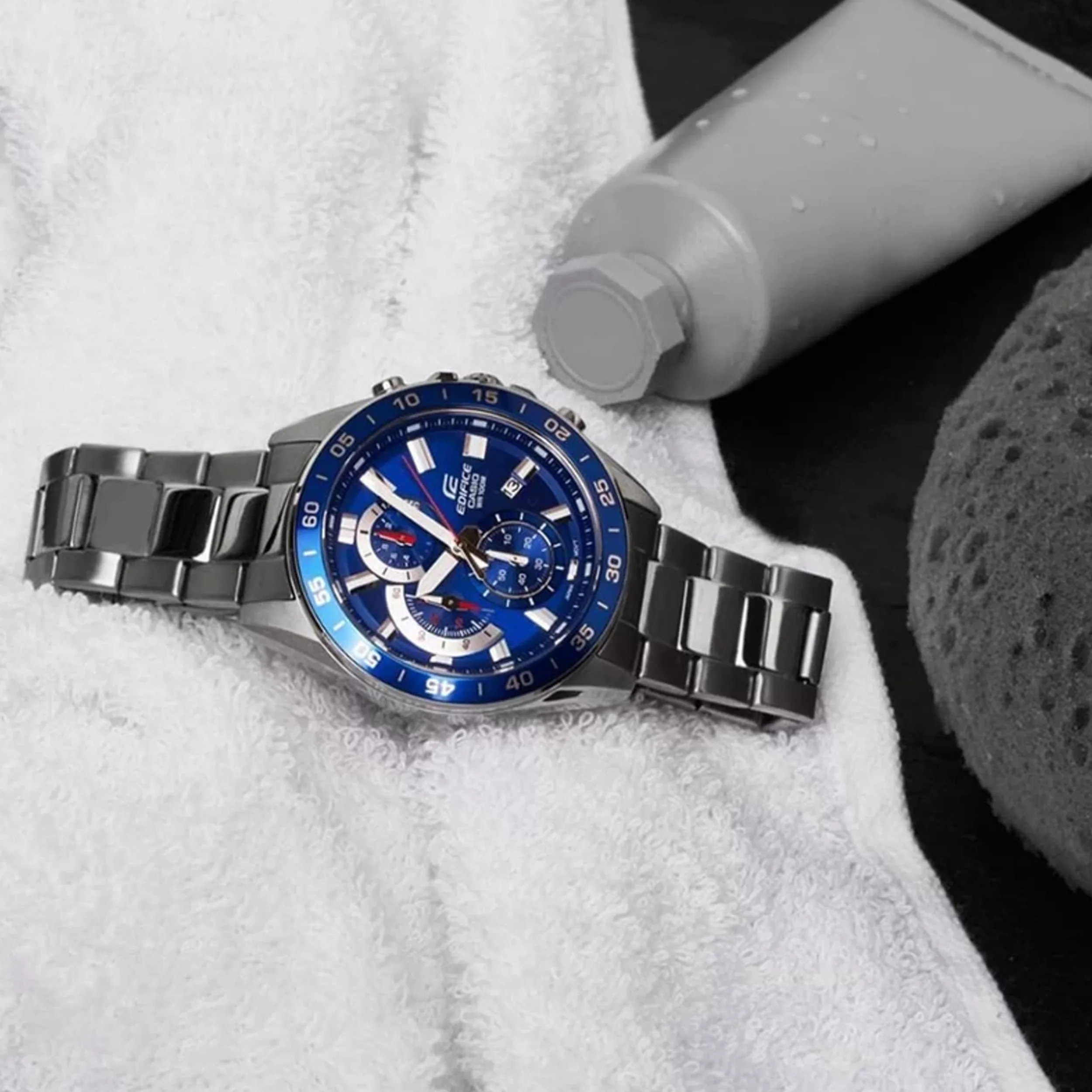 ساعت مچی عقربه‌ای مردانه کوارتز کاسیو مدل  EFV-550D-2AVUDF