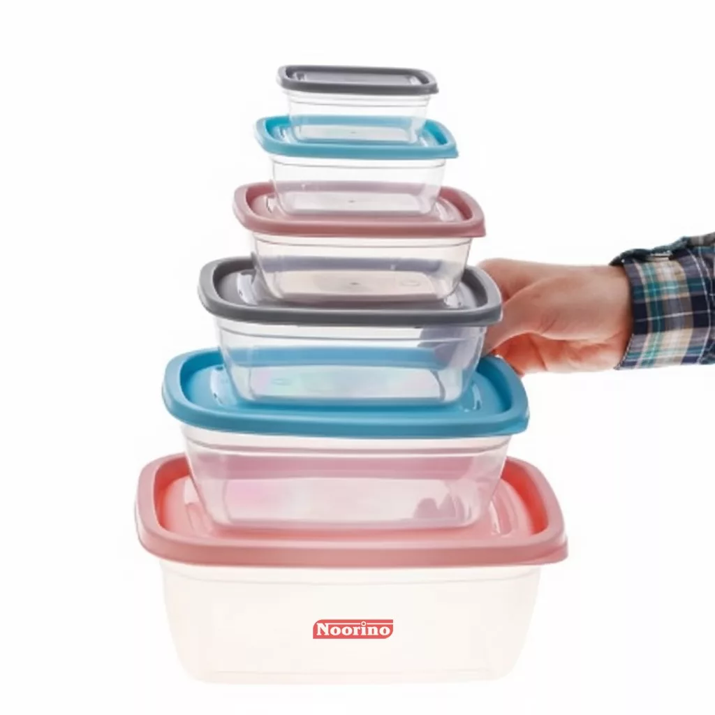 ظرف نگهدارنده نورینو مدل پویا کد 007 مجموعه 6 عددی