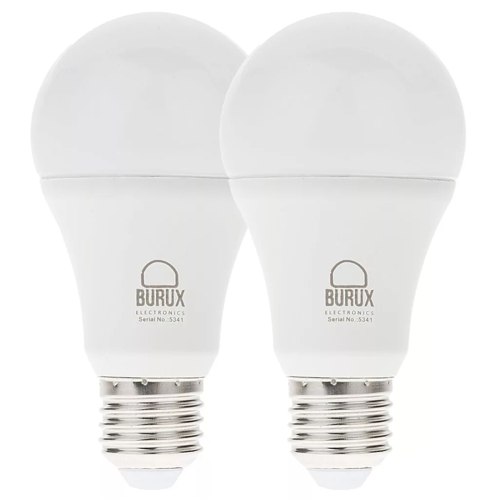 لامپ ال ای دی 12 وات بروکس مدل A60-PAIC بسته 2 عددی