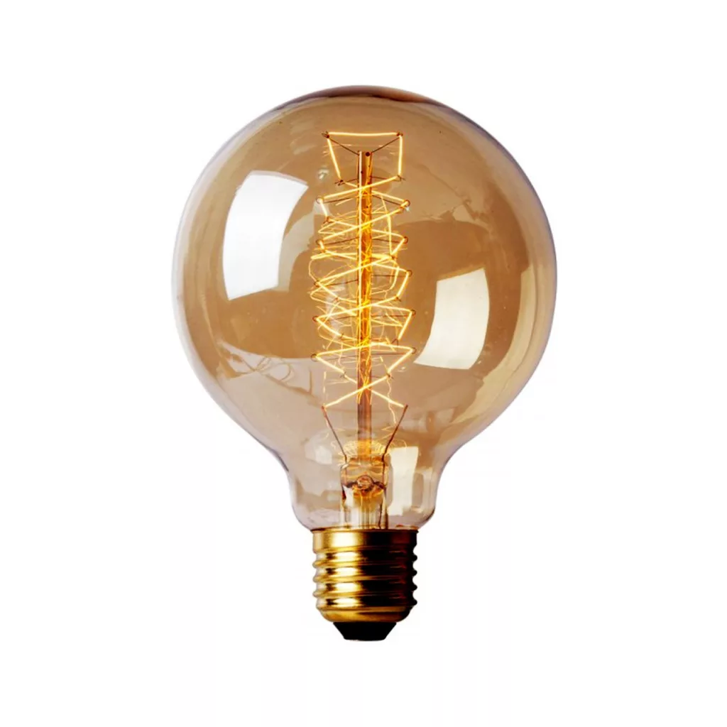 لامپ فیلامنتی انگاره مدل G125 پیچی پایه E27