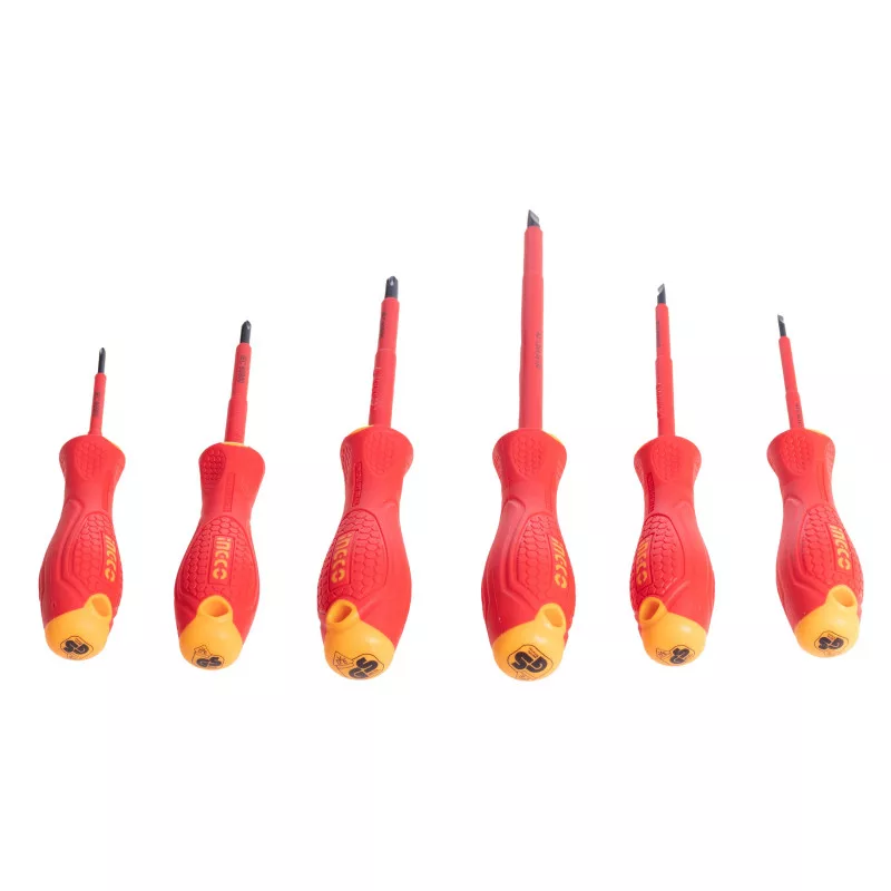 پیچ گوشتی اینکو مدل HKISD-0608 مجموعه 6 عددی