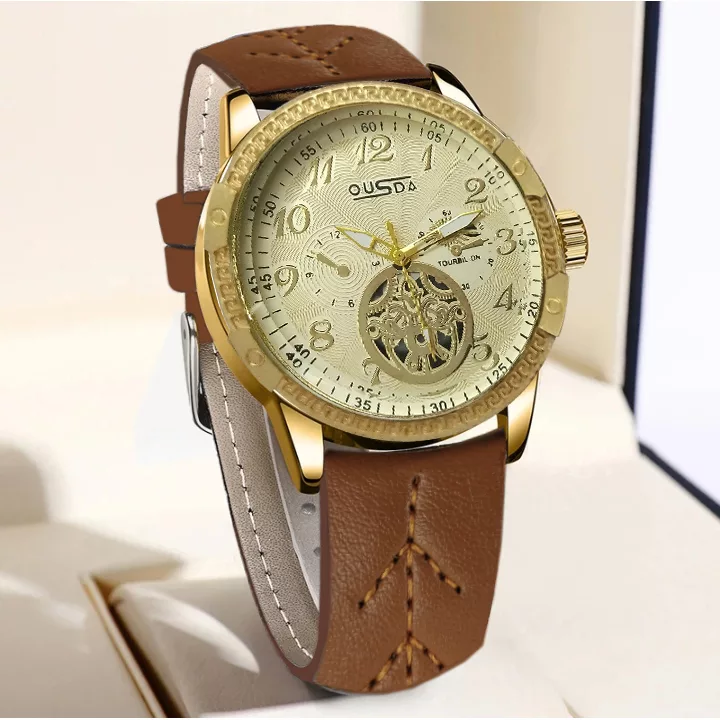 ساعت مچی عقربه‌ای مردانه مدل کوارتز اوسدا مدل تک موتور کد OS2