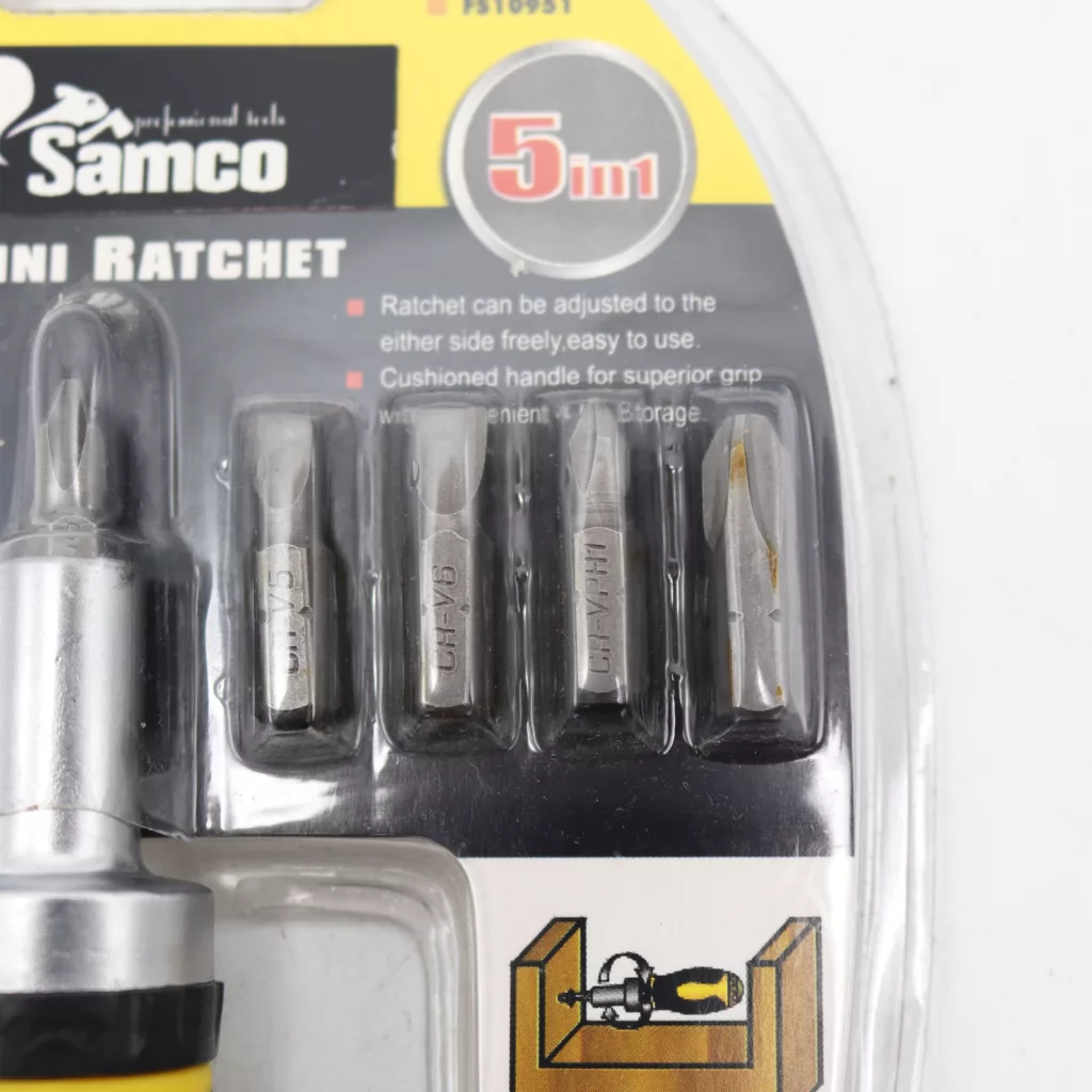 پیچ گوشتی جغجغه ای   مدل YP-UN-06 مجموعه 6 عددی