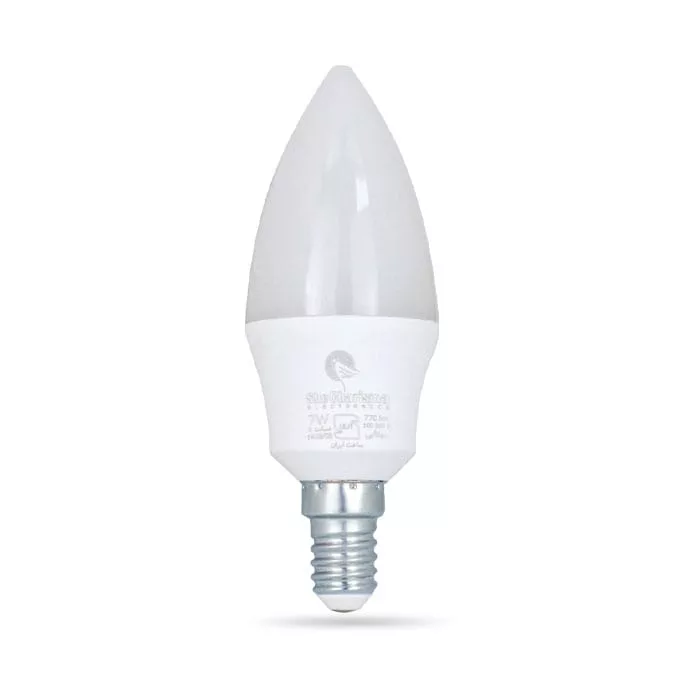 لامپ ال ای دی 7 وات شی کاریزما مدل شمعی پایه E14