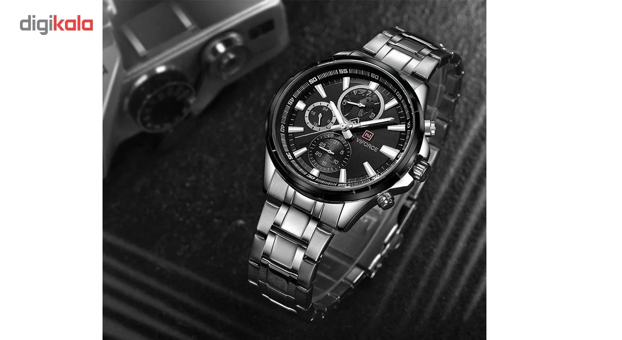 ساعت مچی عقربه ای مردانه نیوی فورس مدل NF9089M/SBW