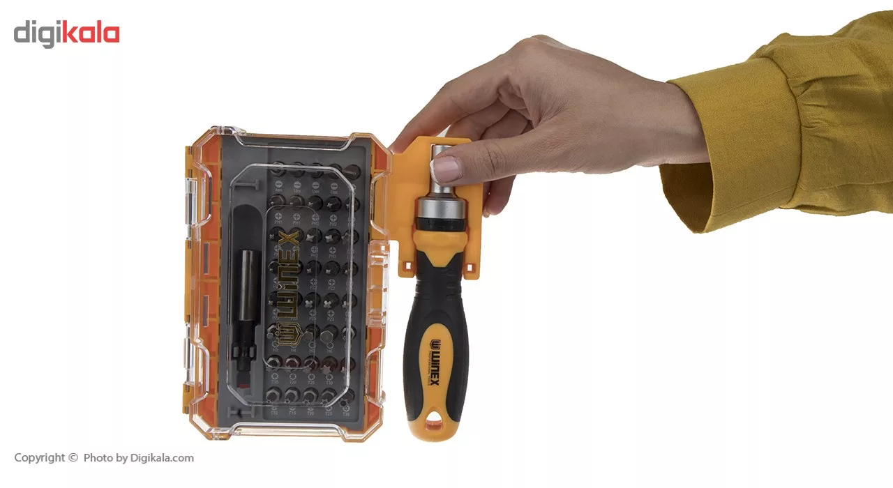 مجموعه 42 عددی پیچ گوشتی و سری پیچ گوشتی وینکس مدل EH2517