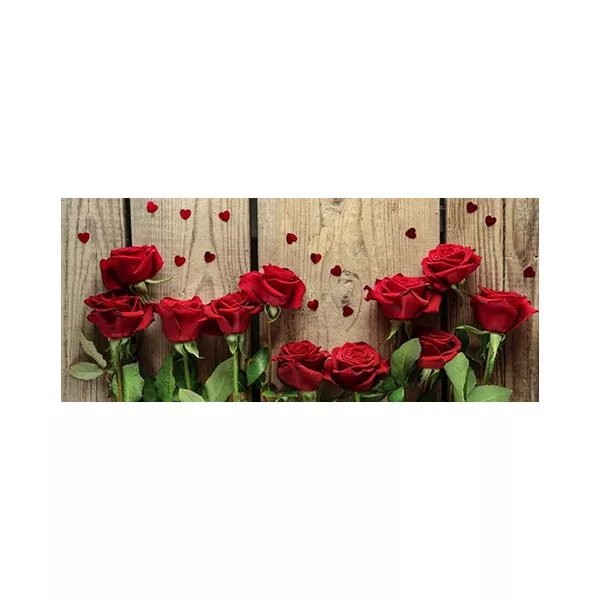 پادری مدل گل های رز کد HE0322  سایز 46×109 سانتی متر