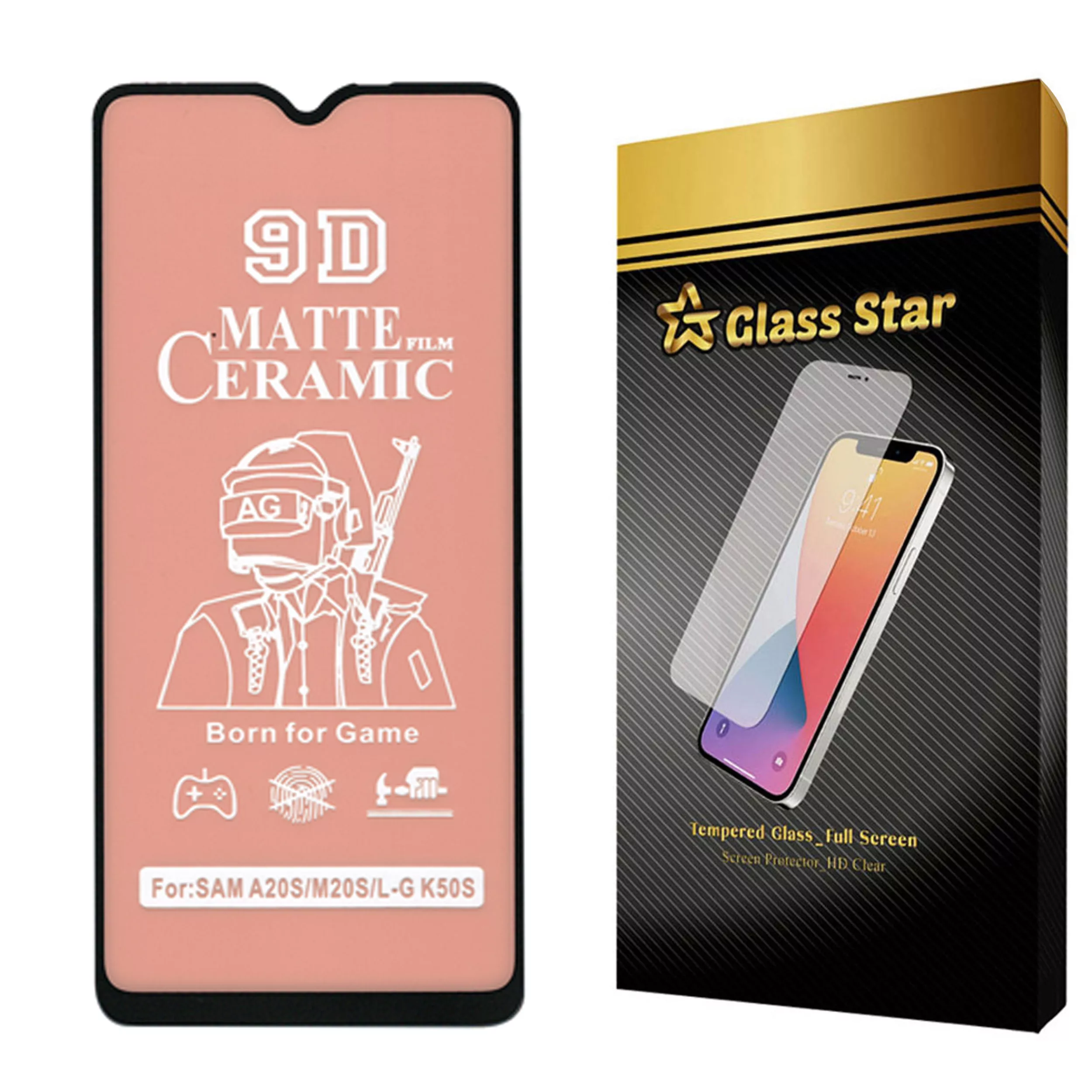 محافظ صفحه نمایش سرامیکی مات گلس استار مدل CAGA مناسب برای گوشی موبایل سامسونگ Galaxy A20s
