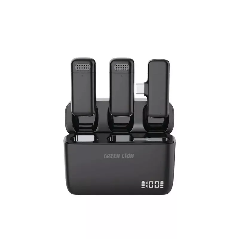 ست میکروفن بی سیم گرین لاین مدل Duo cast Type-C