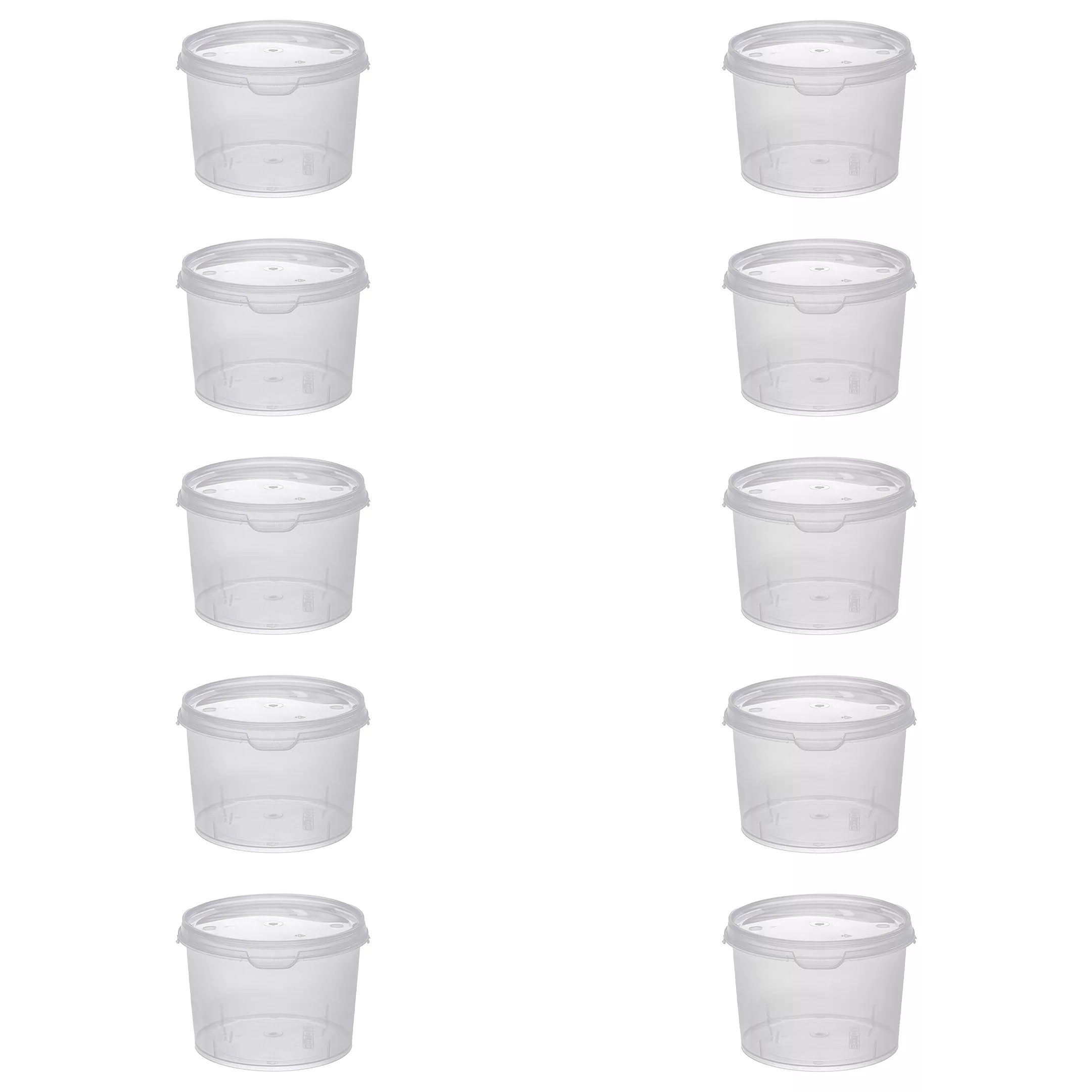 ظرف نگهدارنده مدل مایکروویوی سطلی 610 کد 1326 بسته 10 عددی