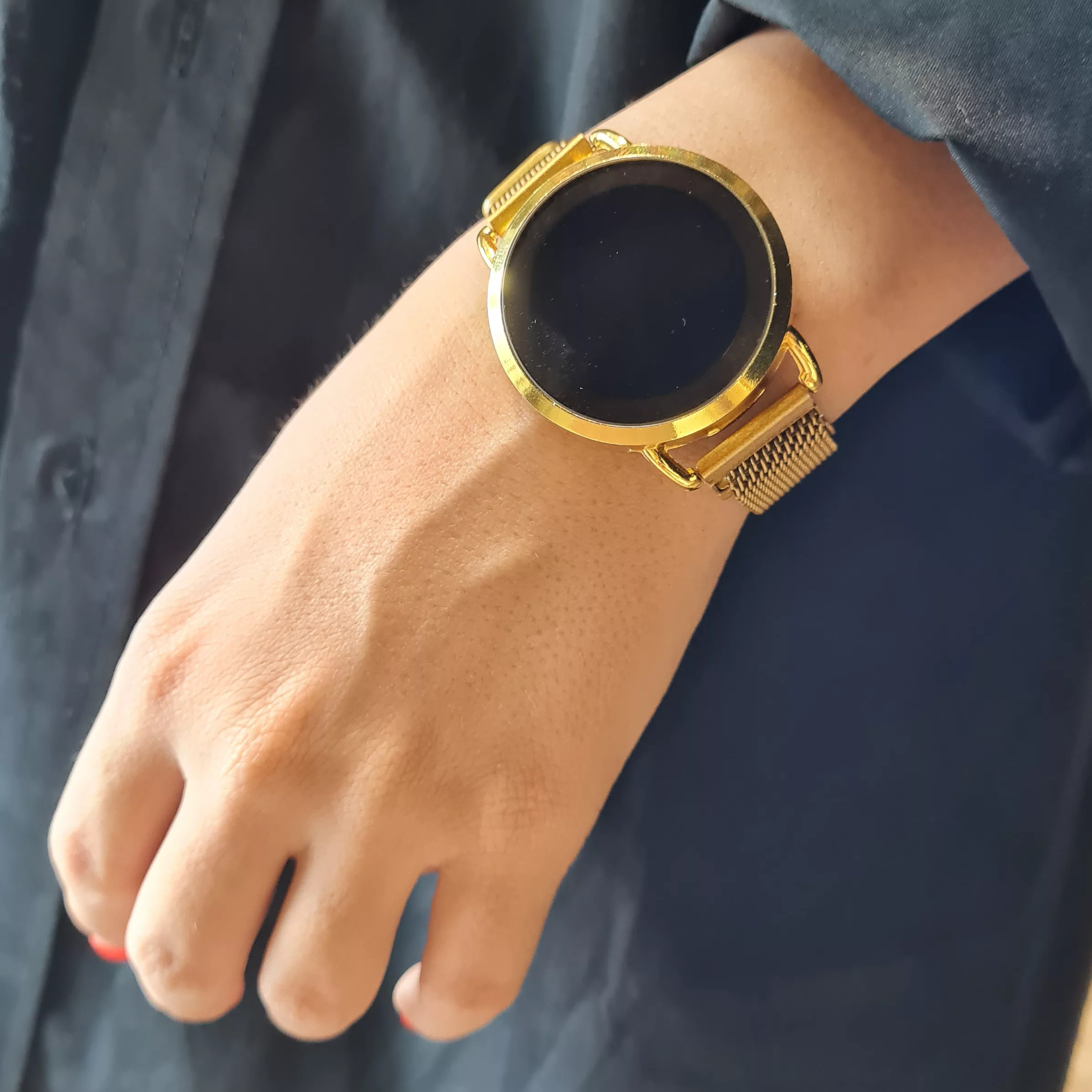 ساعت مچی دیجیتال مدل گرد