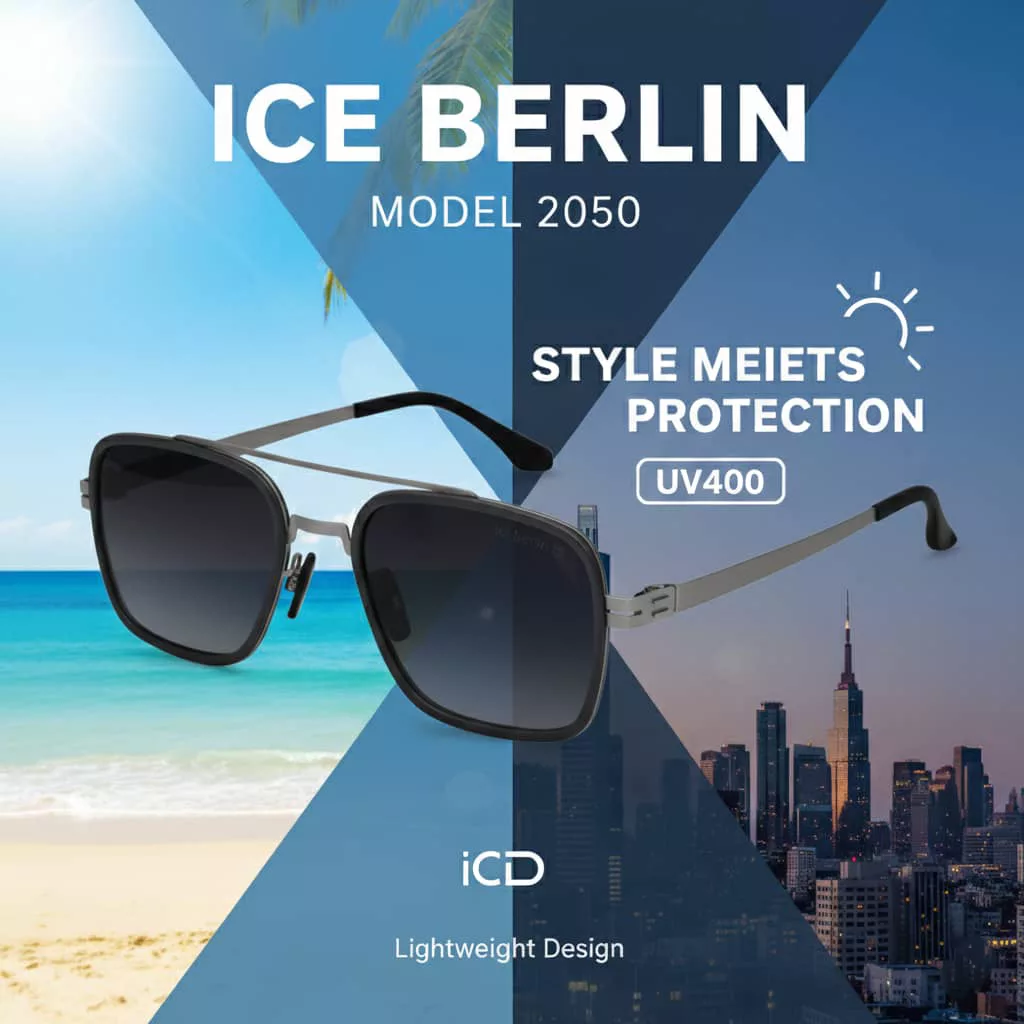 عینک آفتابی مربعی ایس برلین مدل MT2050C3