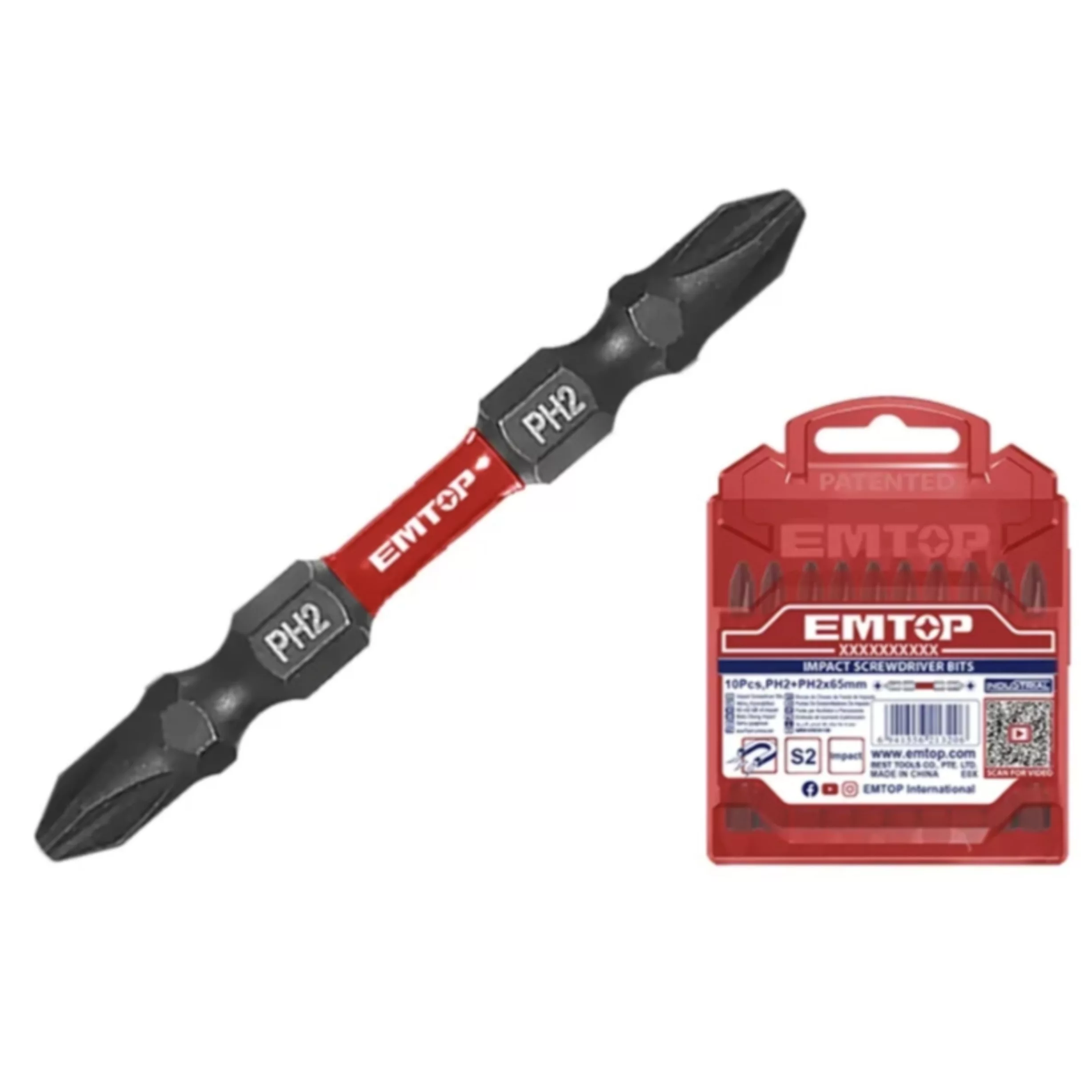 سری پیچ گوشتی دو سر چهار سو ایمتاپ مدل ESBTMPH233