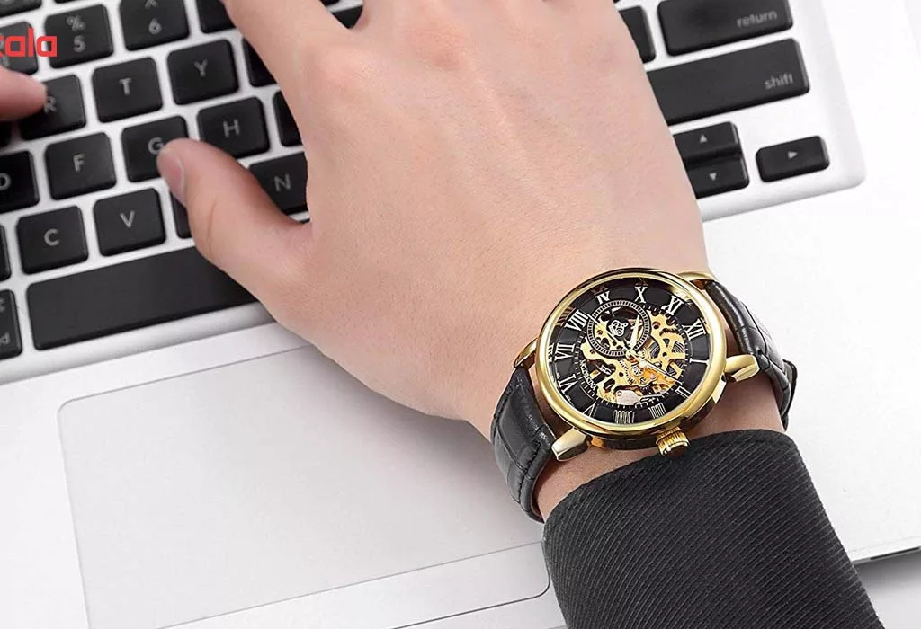 ساعت مچی عقربه ای مردانه اورکینا مدل WG076GB