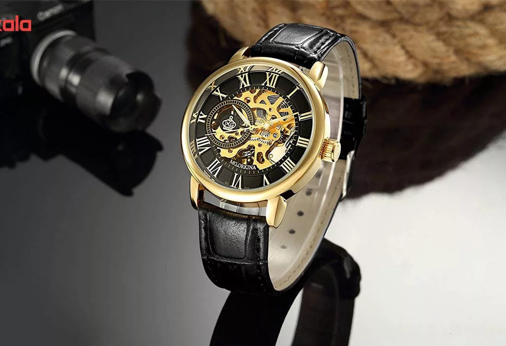 ساعت مچی عقربه ای مردانه اورکینا مدل WG076GB