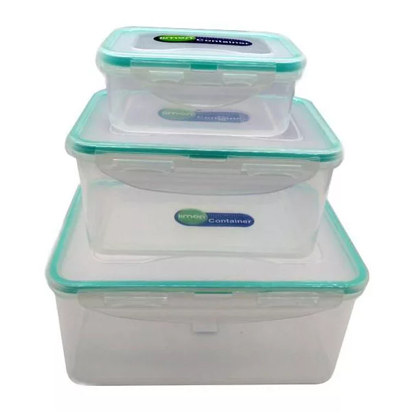 ظرف نگهدارنده لیمون بسته 3 عددی