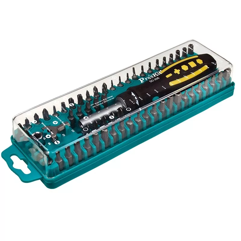 مجموعه 62 عددی سری پیچ گوشتی پروسکیت  مدل SD-205