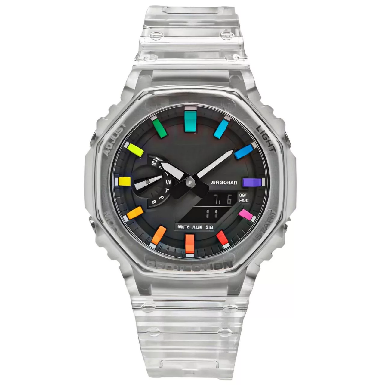 ساعت مچی عقربه‌ای مردانه مدل پمپی دوزمانه