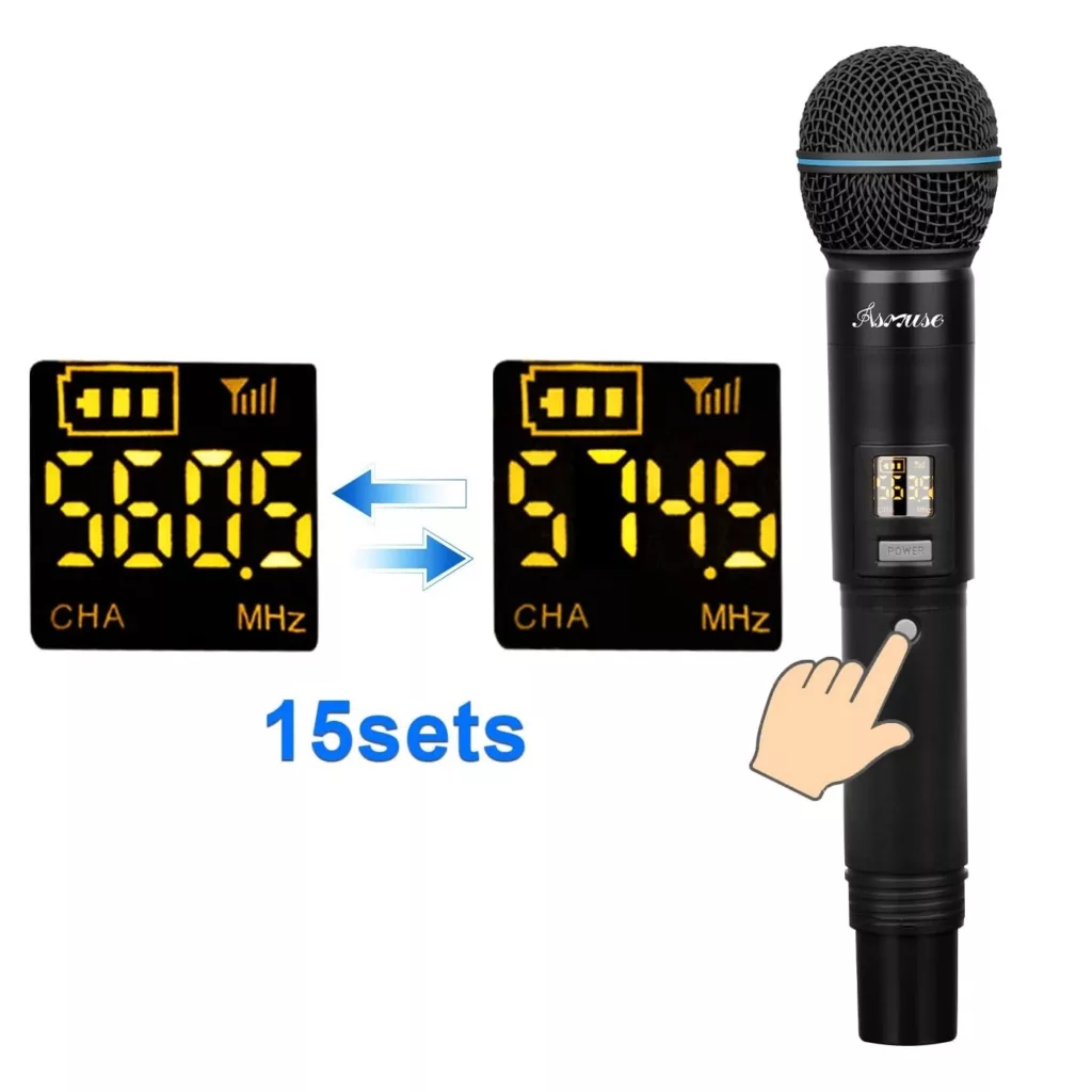 میکروفن بی سیم آسموز مدل T118  با درگاه اتصال جک 3.5 میلی‌متری