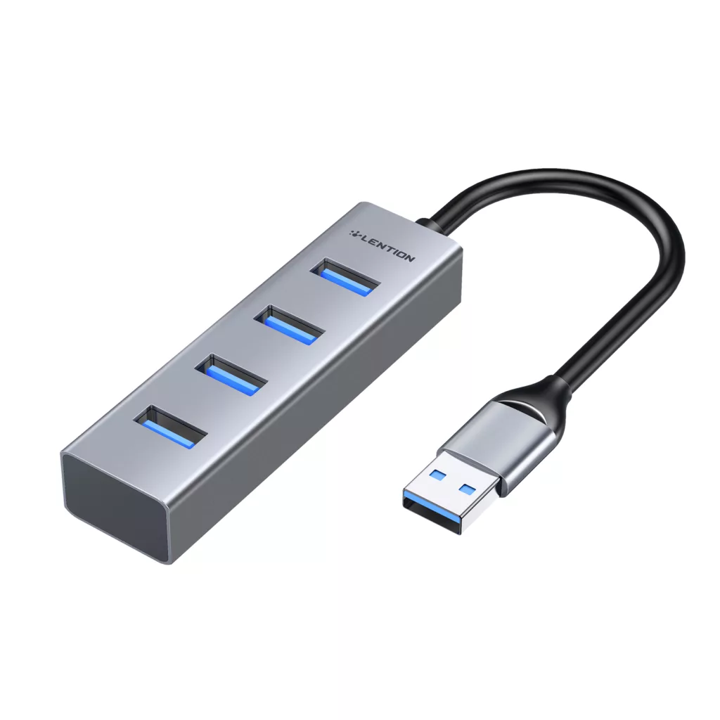 هاب 4 پورت USB-A لنشن مدل H22S