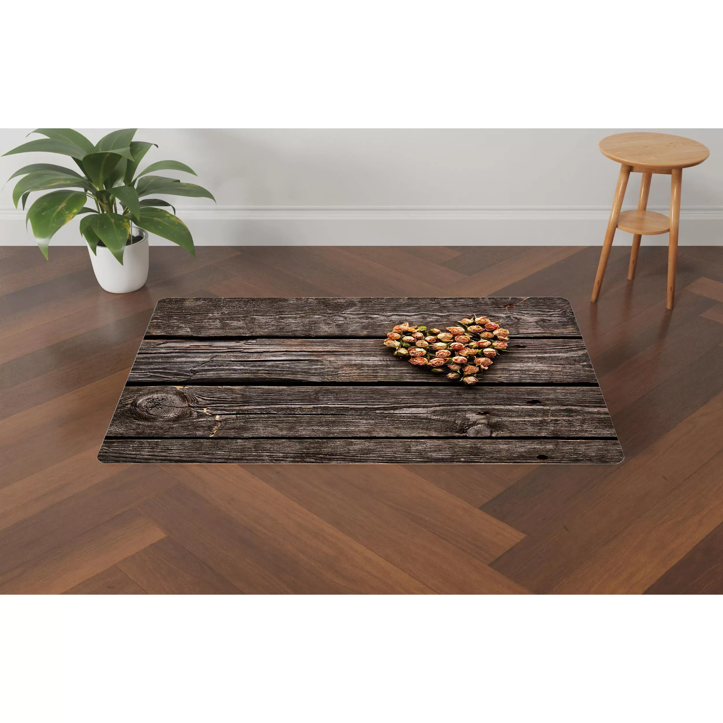 پادری مدل ورودی رویه مخمل کد S513 سایز 75x45 سانتی متر