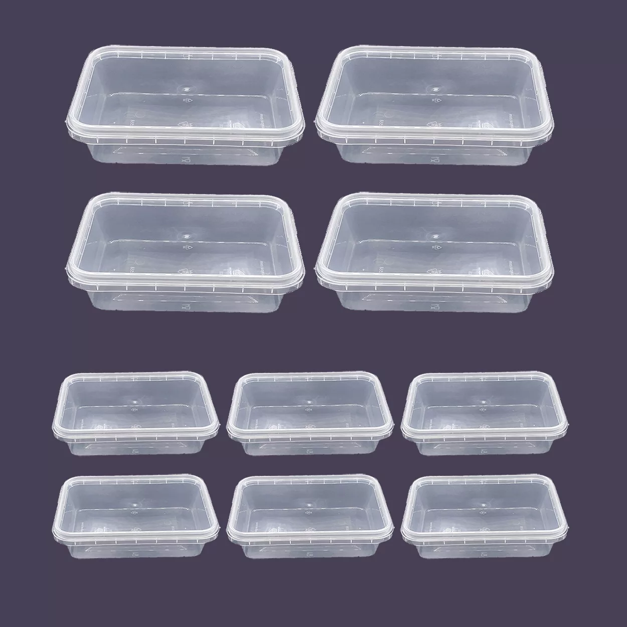 ظرف نگهدارنده مدل فریزری کد 400cc-700cc بسته 10 عددی