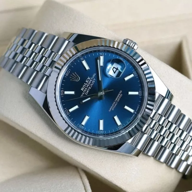 ساعت مچی عقربه‌ای مردانه  مدل دیت جاست خطی کد S