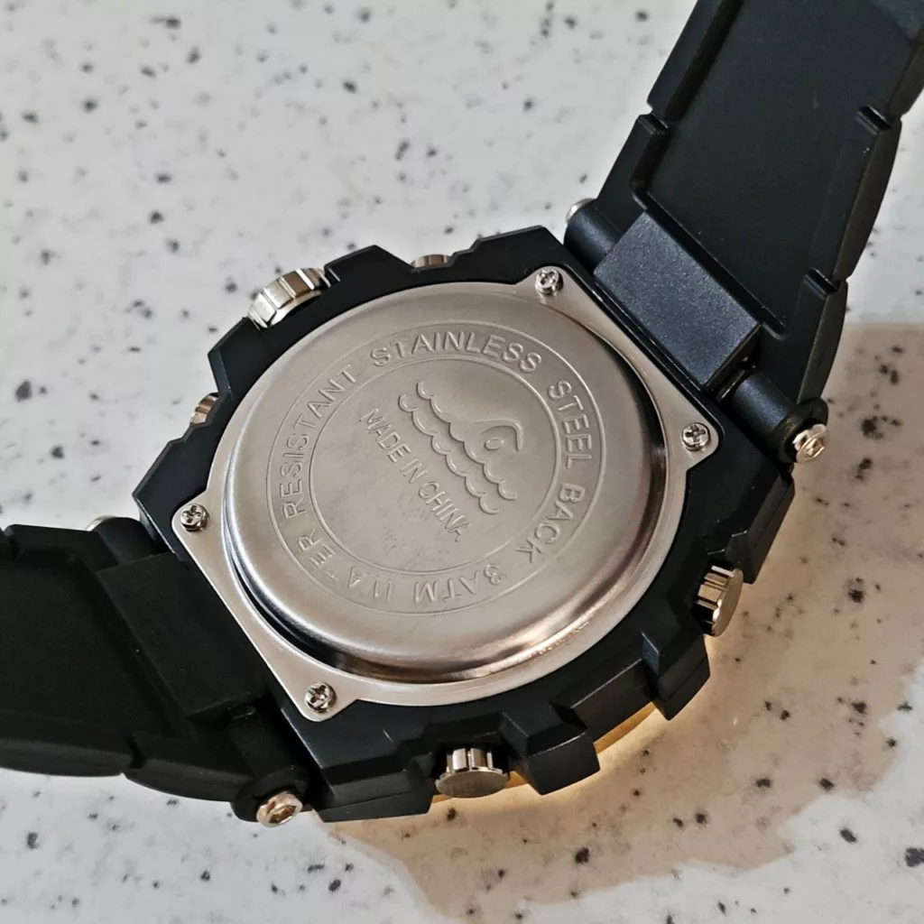 ساعت مچی عقربه‌ای مردانه مدل دو زمانه ضد آب 02