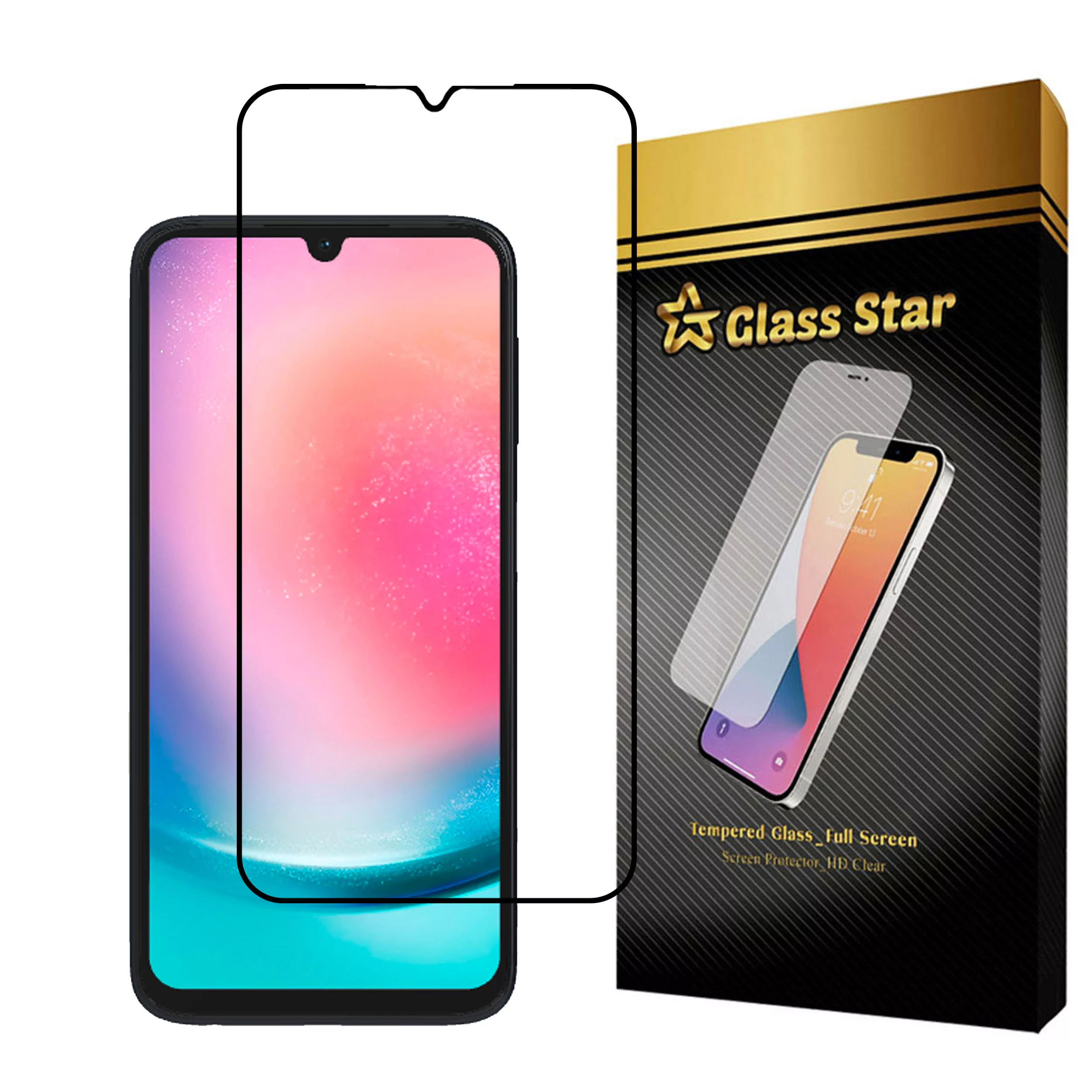 محافظ صفحه نمایش سرامیکی گلس استار مدل CRS مناسب برای گوشی موبایل سامسونگ Galaxy A24 4G