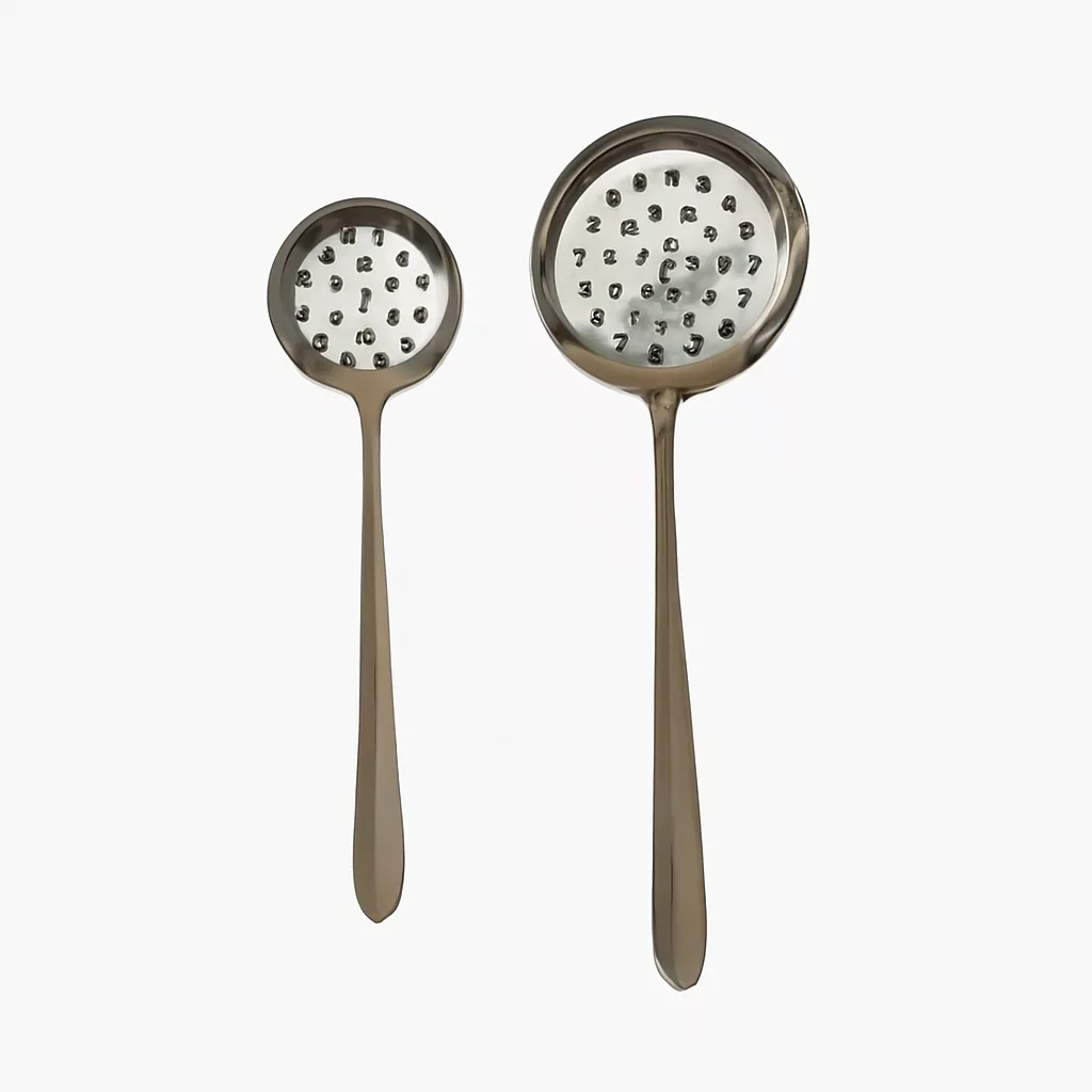 سرویس کفگیر 2 پارچه مدل سوراخ دار