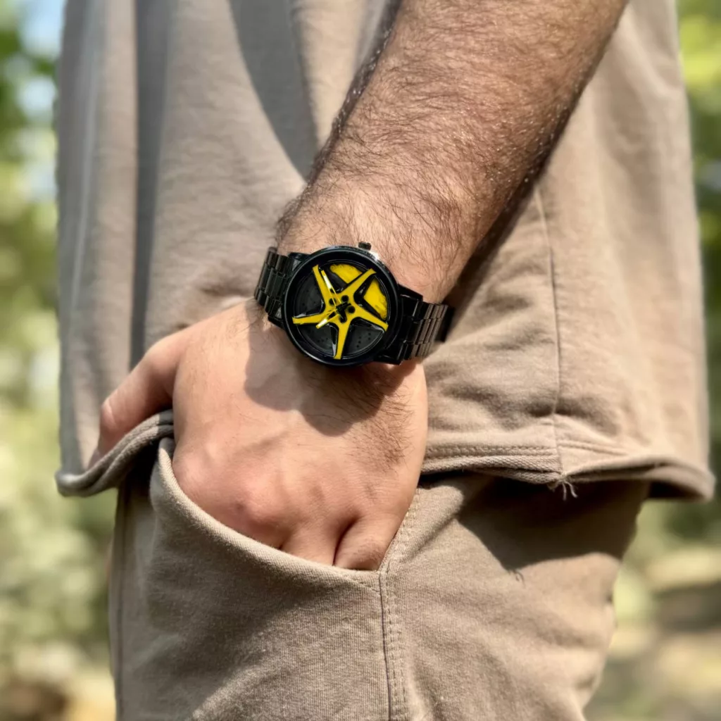 ساعت مچی عقربه‌ای کوارتز مردانه مدل اسپرت صفحه رینگ چرخان کد G2