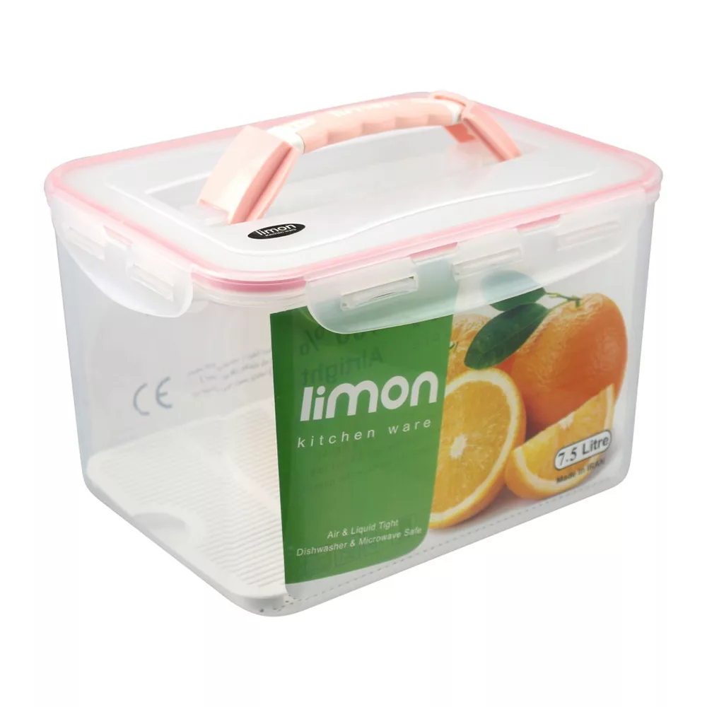 ظرف نگهدارنده میوه لیمون مدل چهارقفل کد DH1023