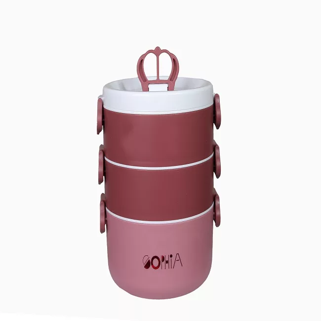 ظرف غذا مدل سه طبقه