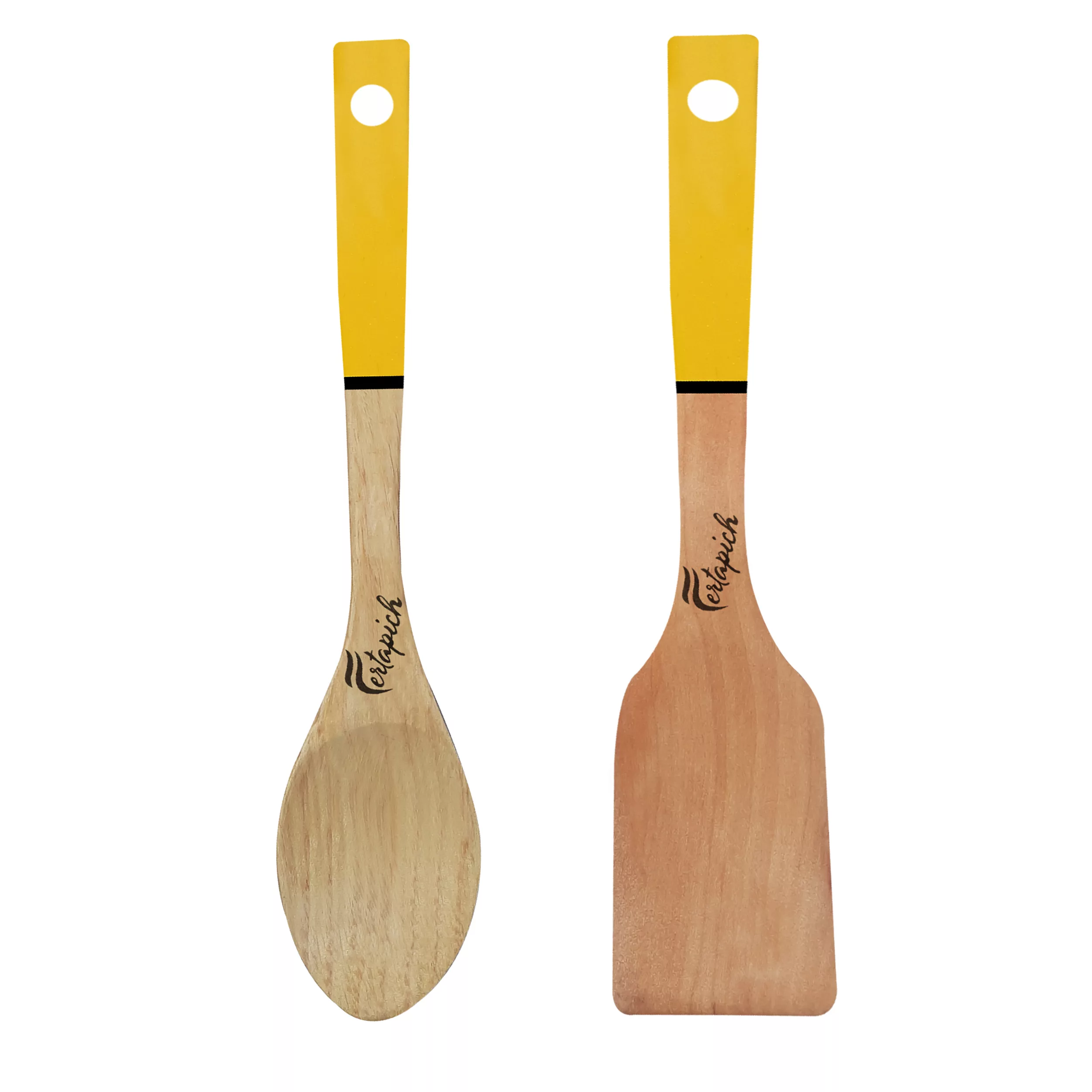 سرویس کفگیر و ملاقه 2 پارچه فرتاپیچ مدل چوبی