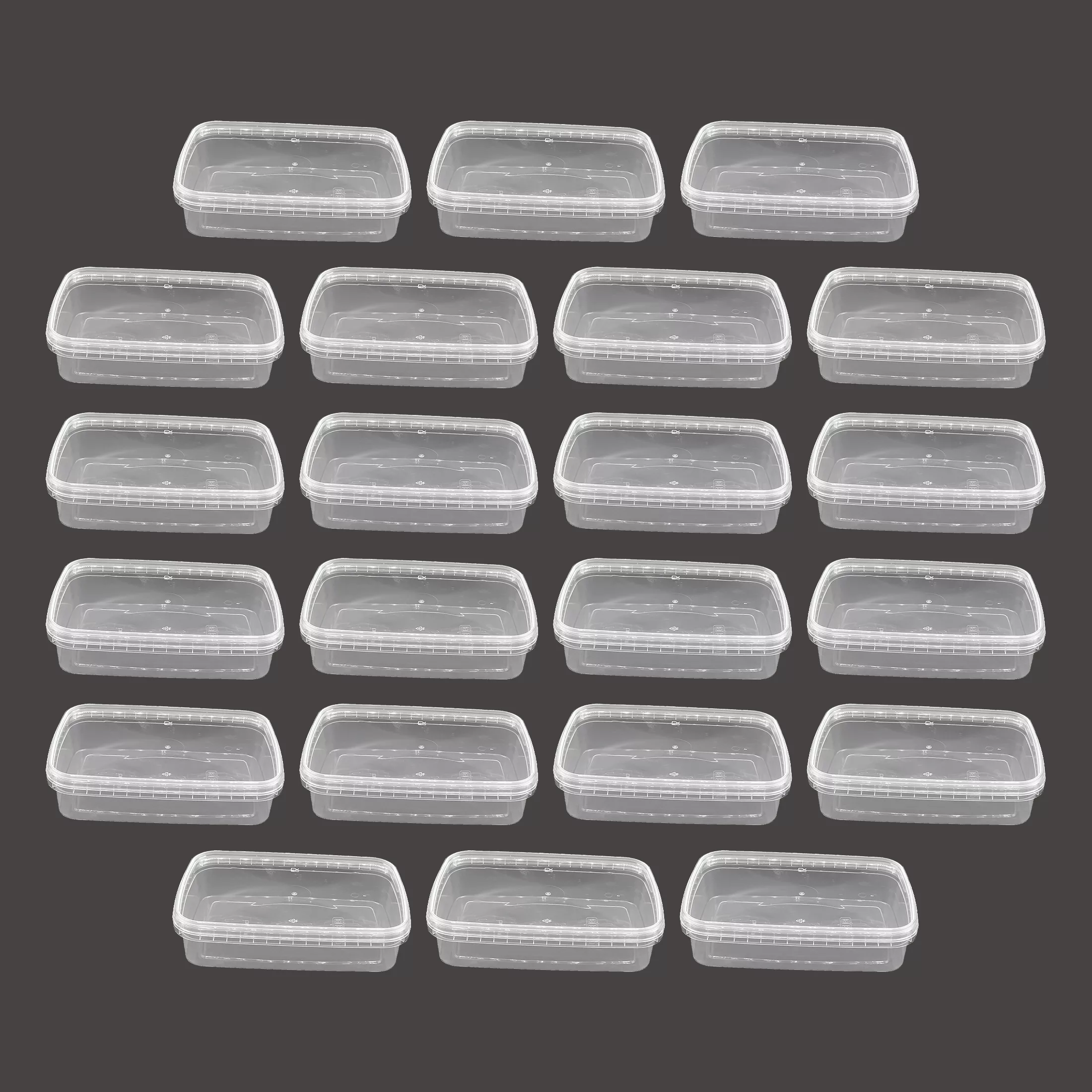 ظرف نگهدارنده پولاد مدل فریزری و مایکروویوی کد P700 بسته 22 عددی