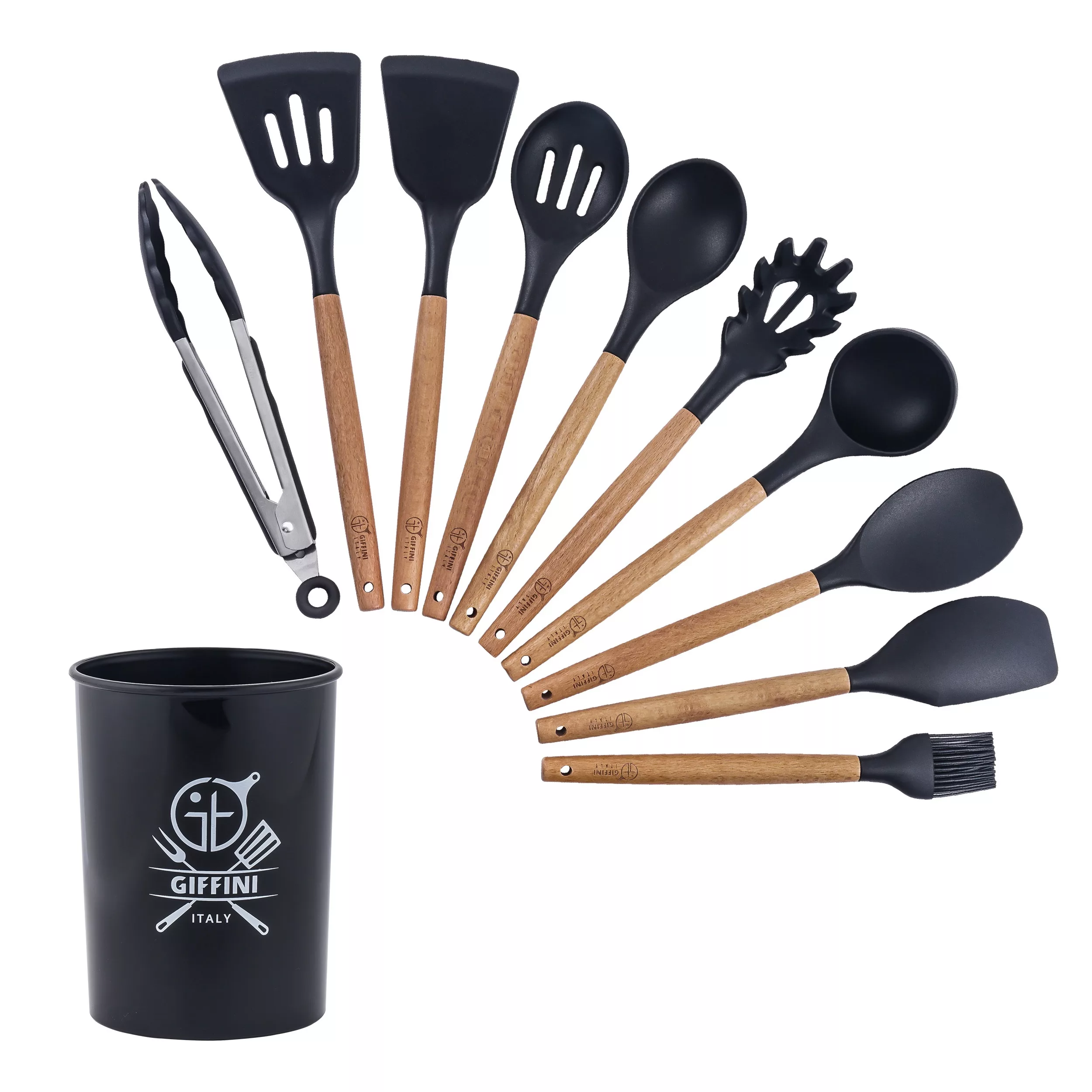 سرویس کفگیر و ملاقه 11 پارچه جی فی نی مدل 02