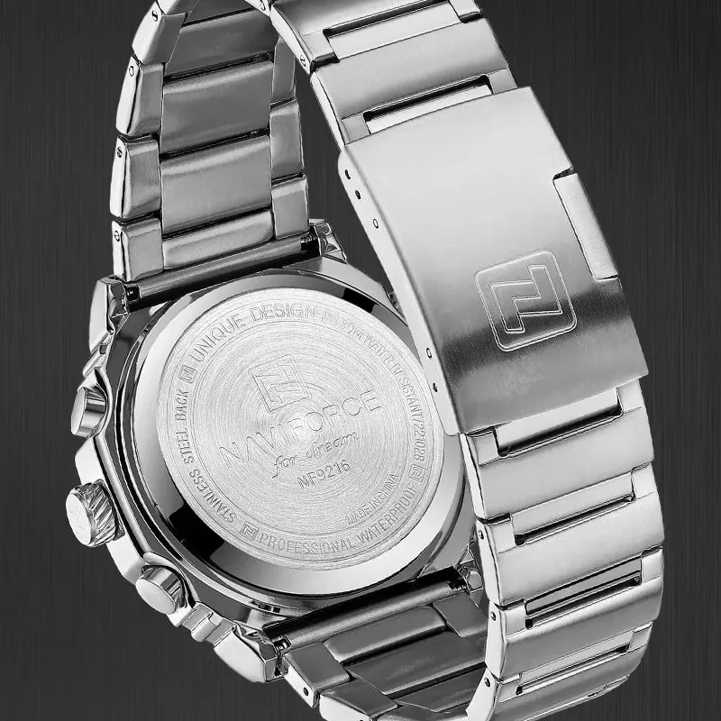 ساعت مچی عقربه‌ای مردانه کوارتز نیوی فورس مدل NF9216 SG