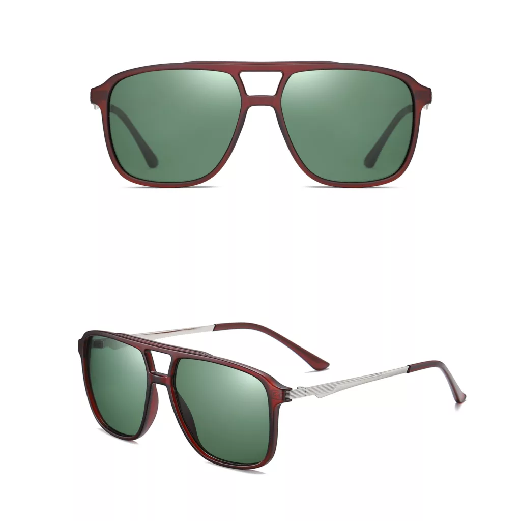 عینک آفتابی خلبانی (Aviator) مدل TR3301C32-P25 Polarized Hunter Sangria