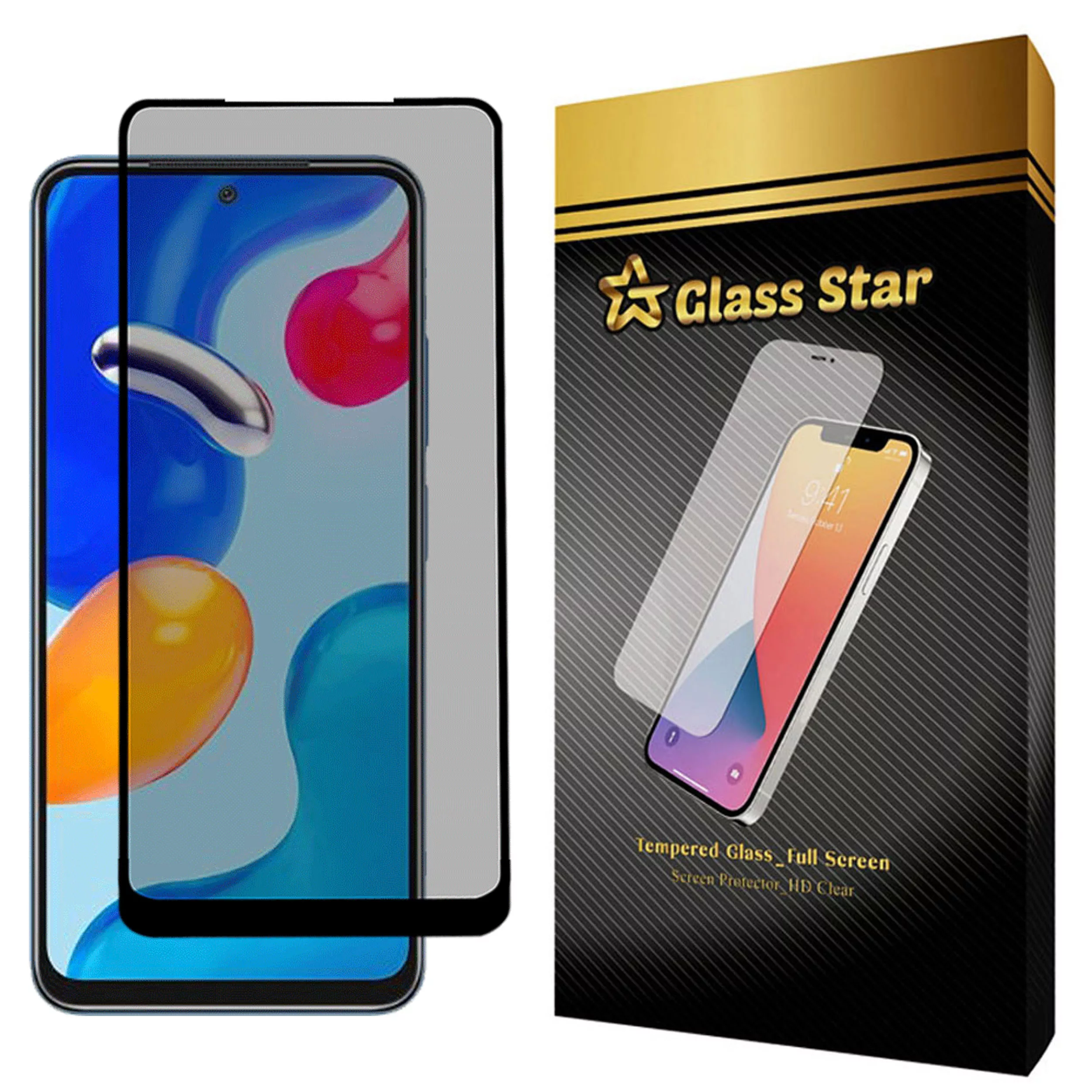 محافظ صفحه نمایش سرامیکی حریم شخصی گلس استار مدل PRCGA-Glass مناسب برای گوشی موبایل شیائومی Redmi Note 11S