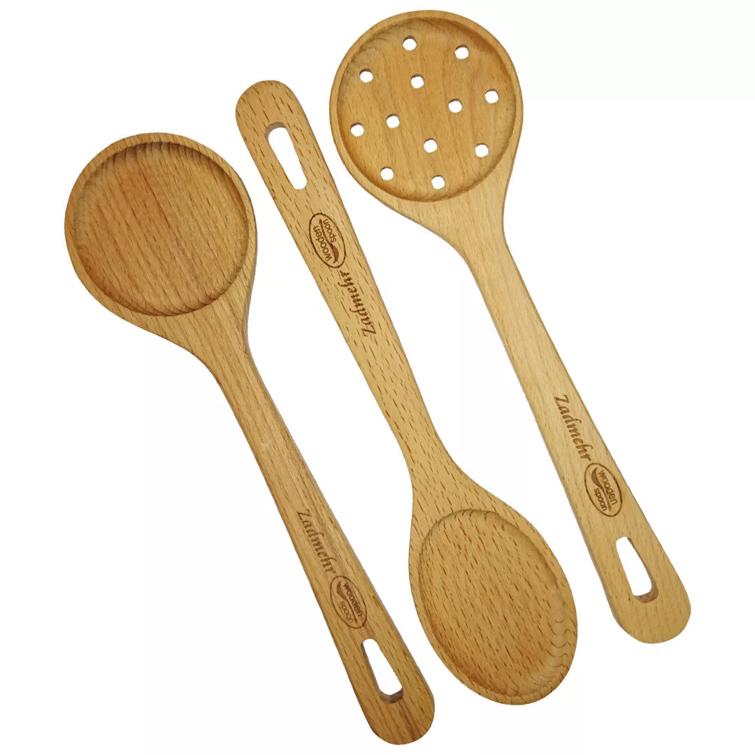 سرویس کفگیر و ملاقه 3 پارچه  زادمهر مدل راش R325