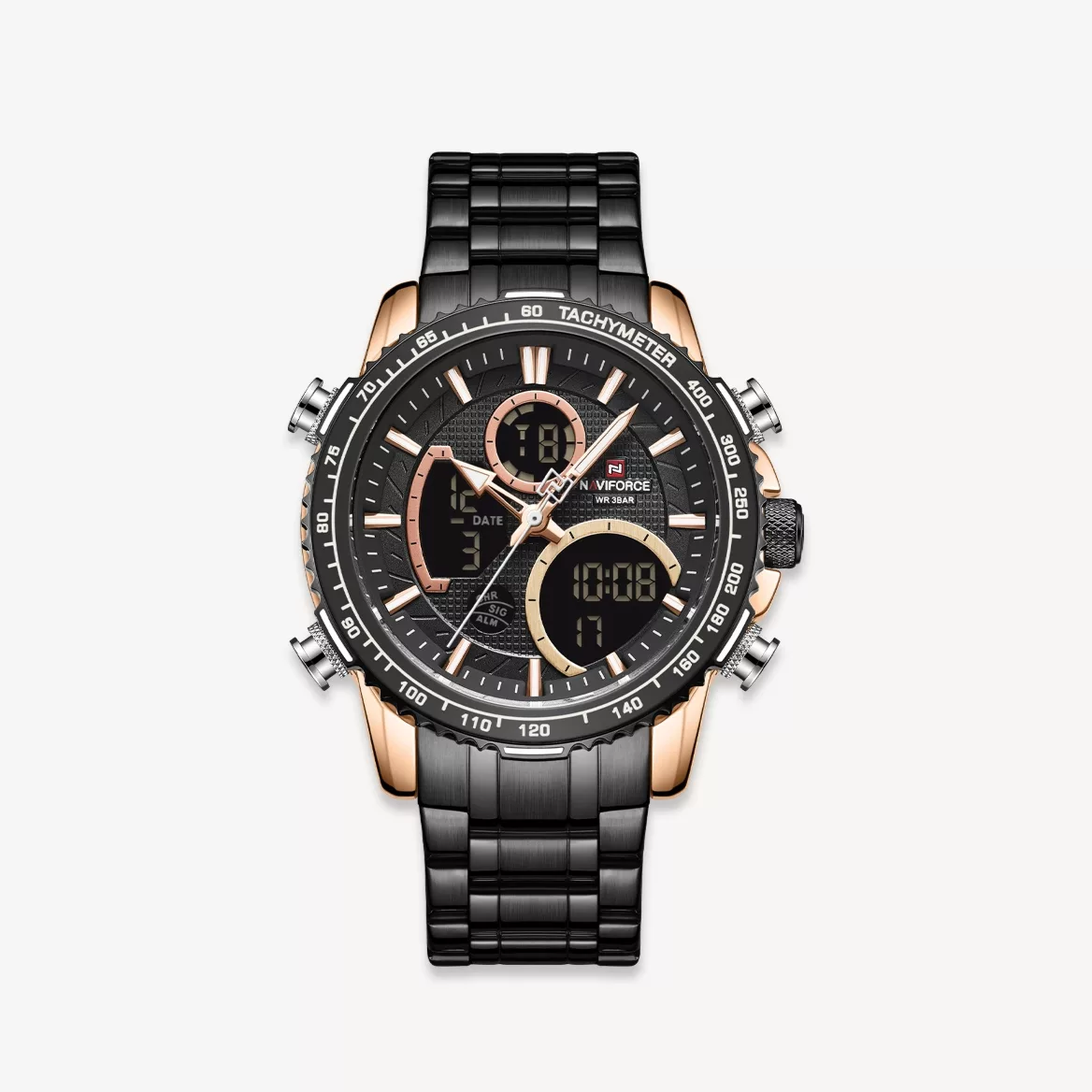 ساعت مچی عقربه‌ای مردانه نیوی فورس مدل 9182BK