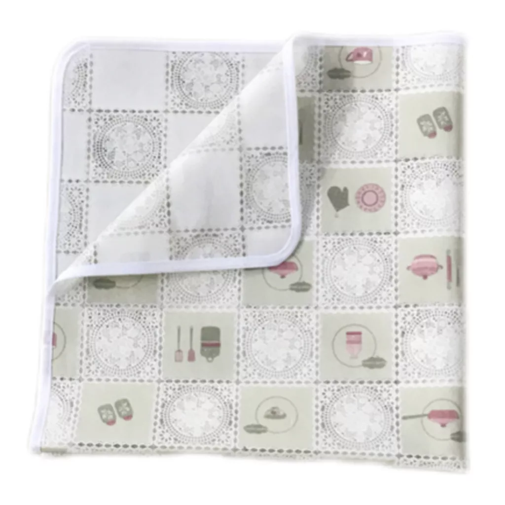 سفره 6 نفره مدل رویال طرح گیپور سایز 140×100 سانتی متر کد 04