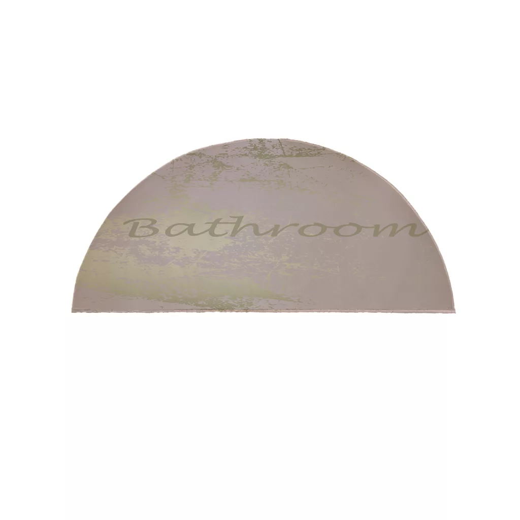 پادری مدل نیم دایره طرح حمام کد 8715 سایز 90×45 سانتی متر