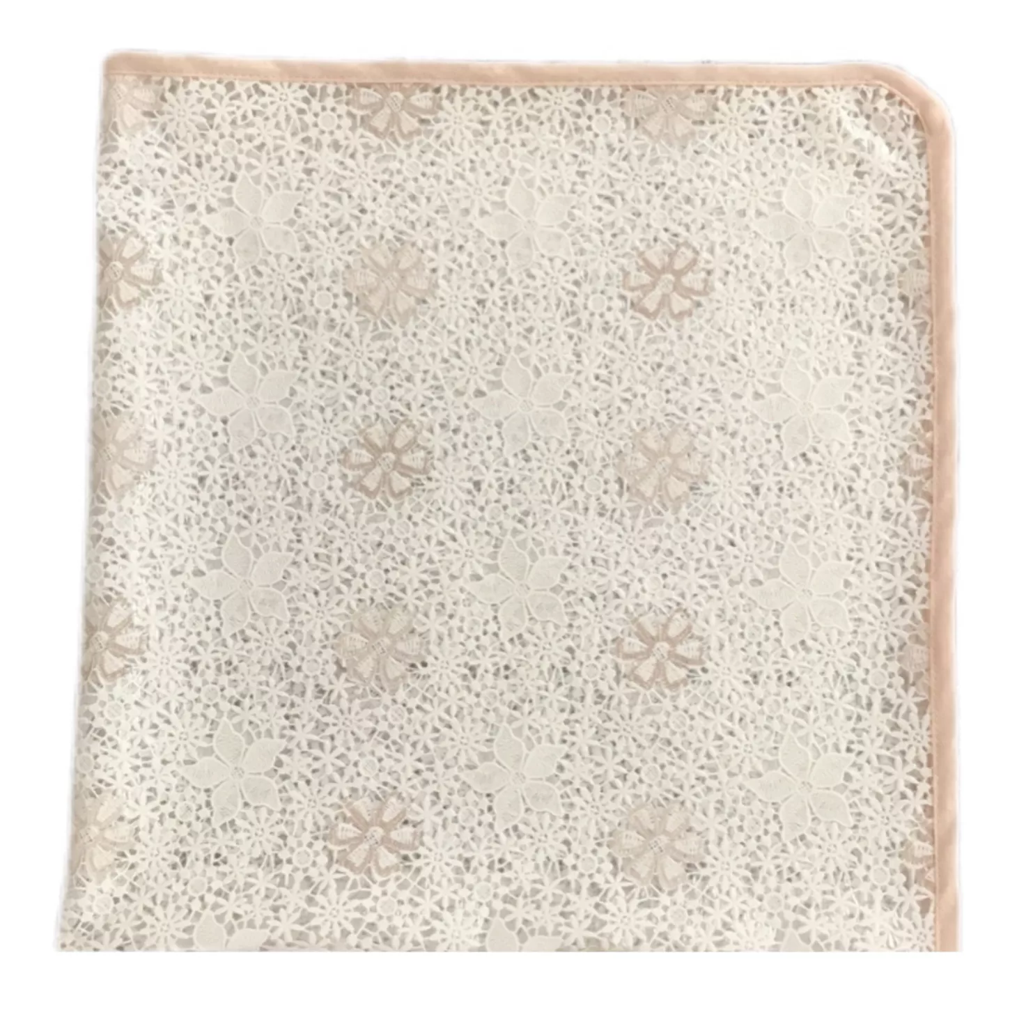 سفره 8 نفره مدل رویال طرح گیپور کد 01 سایز 140×140 سانتی متر