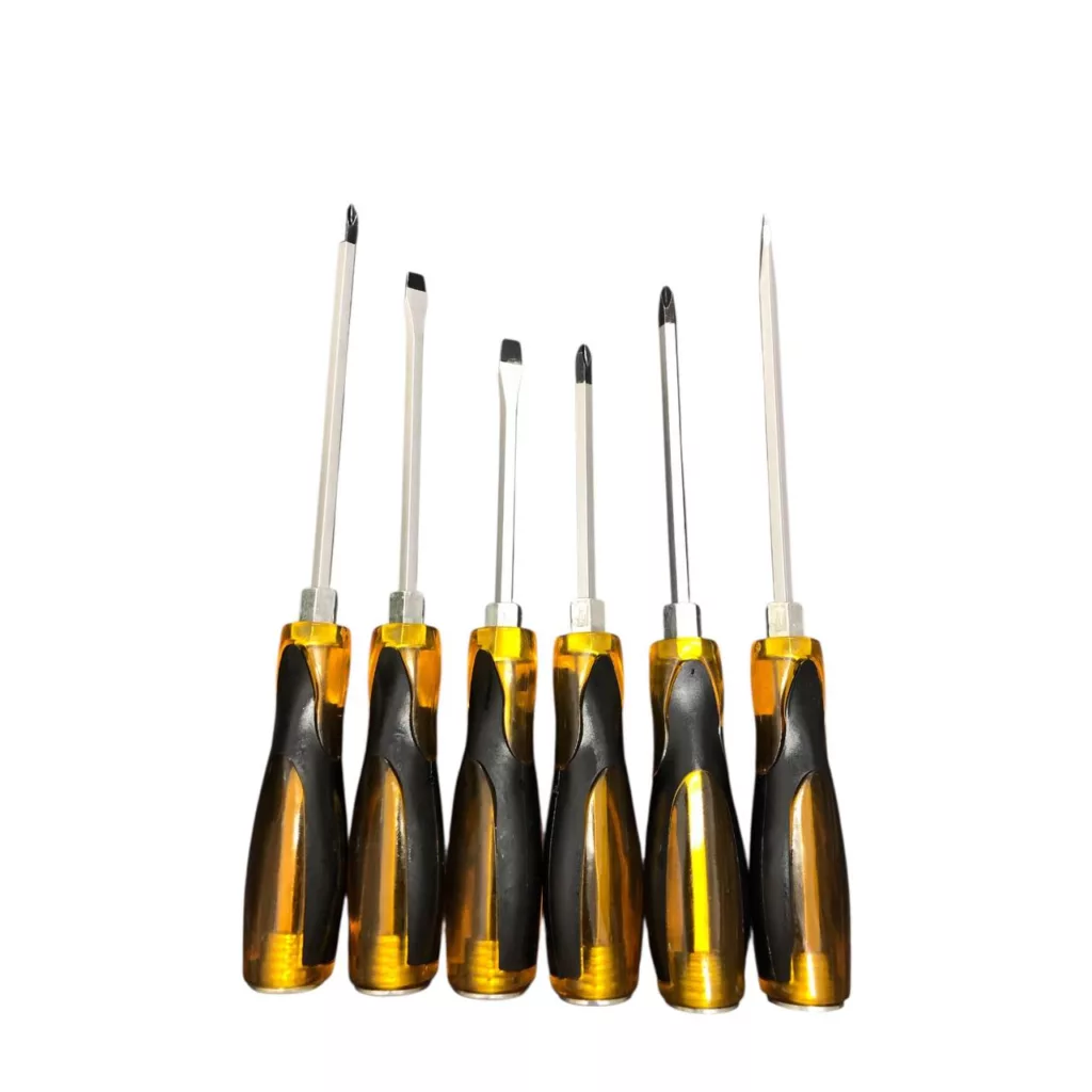 پیچ گوشتی ضربه خور مدل آهنربایی مجموعه 6 عددی