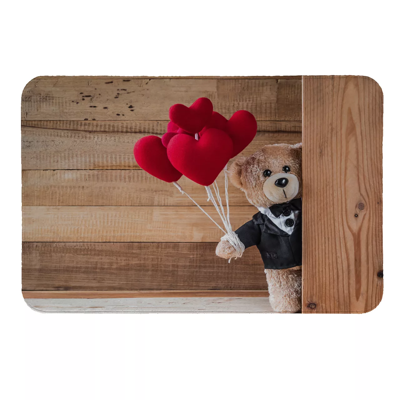 پادری طرح قلب کد 6245 سایز 50 × 70 سانتی متر