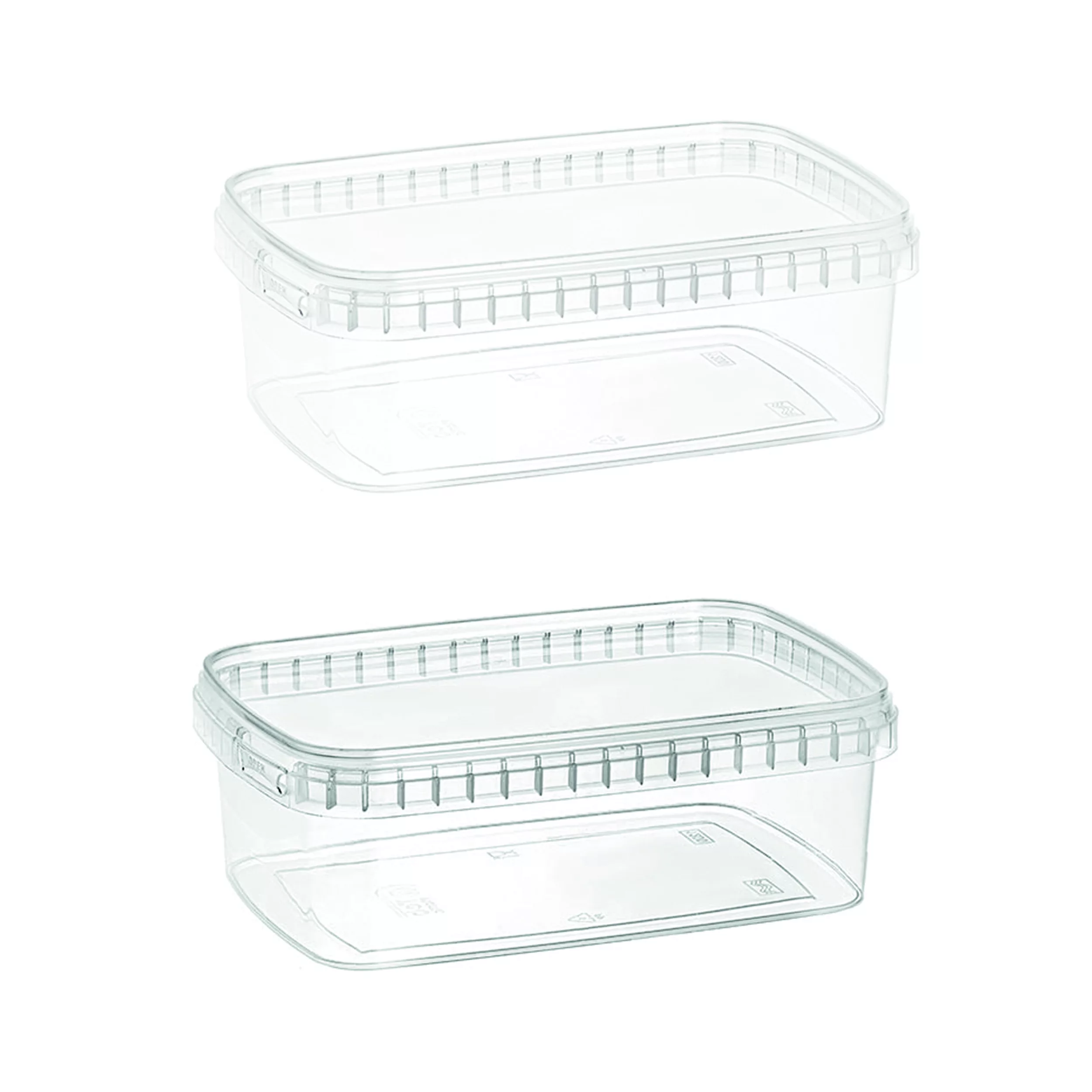 ظرف ماکروویو طب پلاستیک مدل 1000C بسته 2 عددی