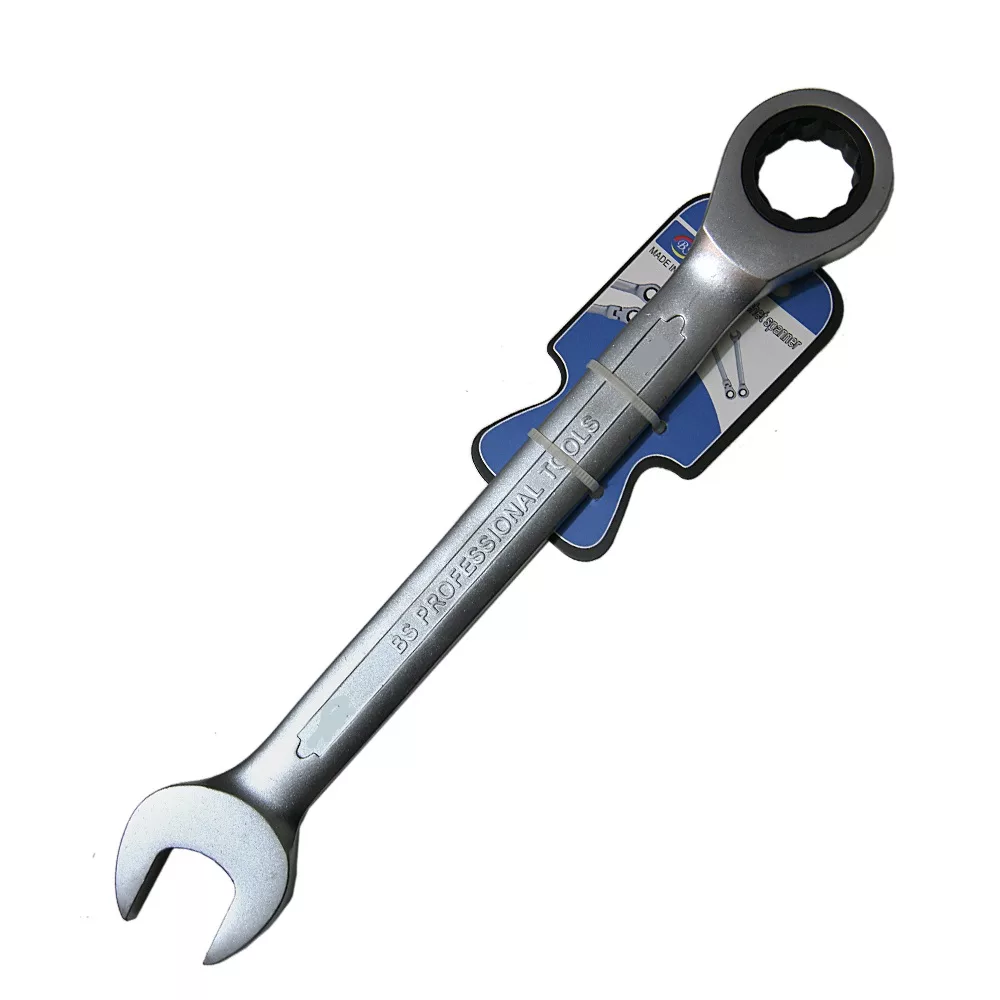 آچار جغجغه اییکسر تخت یکسر رینگی ب اس مدل kpt-16 سایز 16 میلی متر