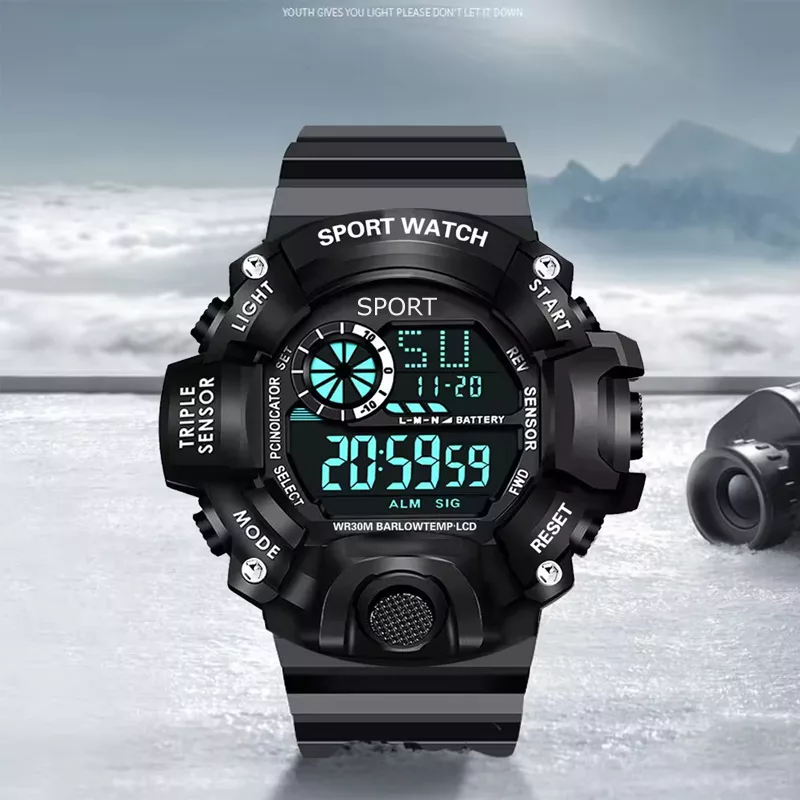 ساعت مچی دیجیتال مردانه مدل جهانی کد MESH1